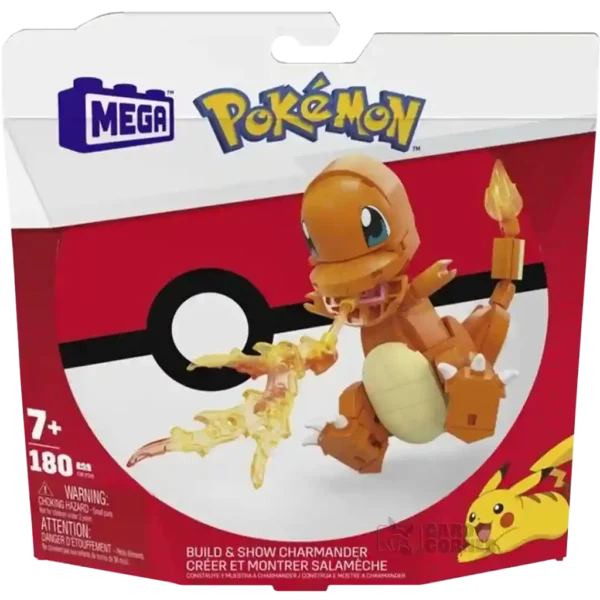 Mega Pokémon Glumanda - Charmander Klemmbausteinset