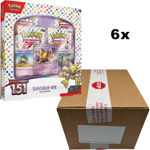 Pokémon 151 Simsala EX Kollektion