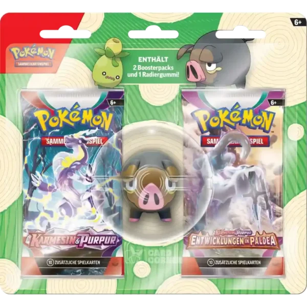 Pokémon Back to School Eraser 2023 (Deutsch) zufällige Auswahl