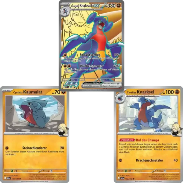 Pokémon Cynthia's Knakrack EX Premium Kollektion