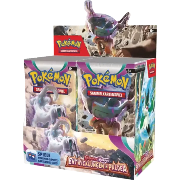 Pokémon Entwicklungen in Paldea Display