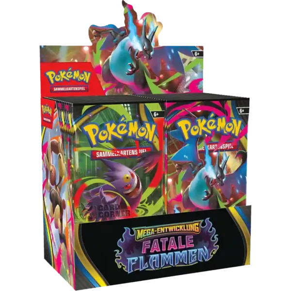 Pokémon Fatale Flammen Display
