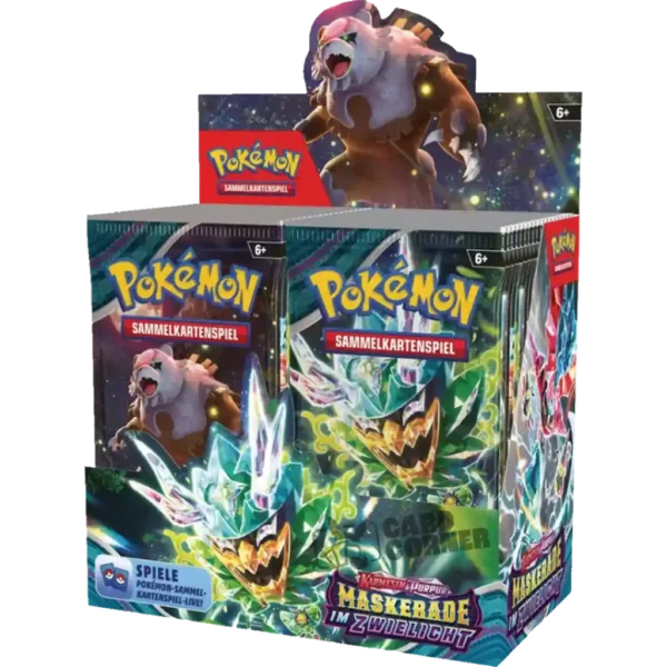 Pokémon Maskerade im Zwielicht Display