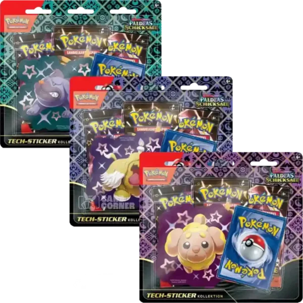 Pokémon Paldeas Schicksale Tech Sticker Kollektion