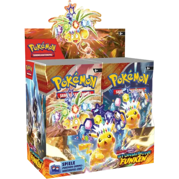 Pokémon Stürmische Funken Display
