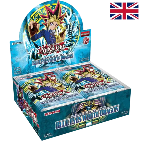 Yu-Gi-Oh Legend of Blue Eyes White Dragon 25th Anniversary Display