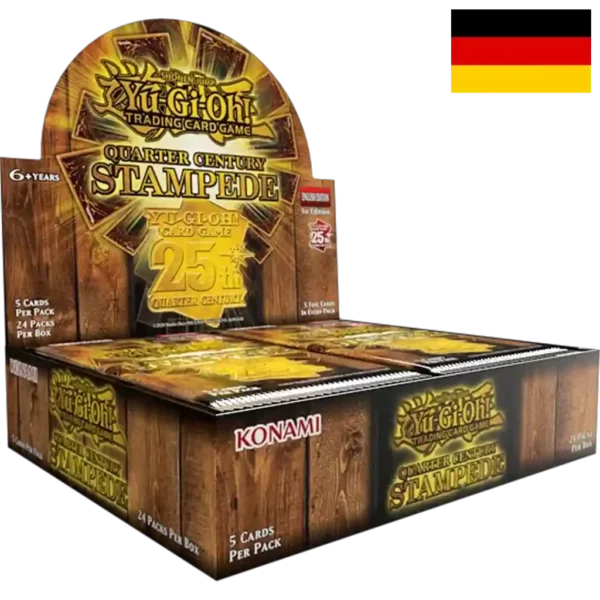 Yu-Gi-Oh Quarter Century Stampede Display