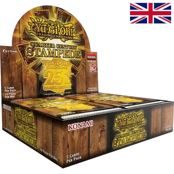 Yu-Gi-Oh Quarter Century Stampede Display